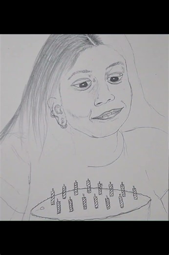 HAPPY BIRTHDAY! 🎉🎂 | A Birthday Wish Drawn with Love ❤️ | Pencil Portrait