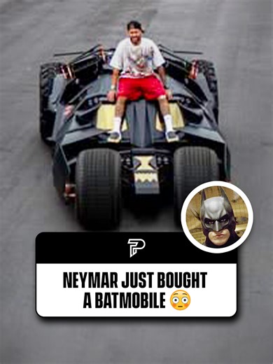 Neymar's Real-Life Batmobile Experience