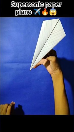 😱🔥 Supersonic Paper Plane Challenge – Amazing Long Flight!#viral #trending #paper #plane #video #yt