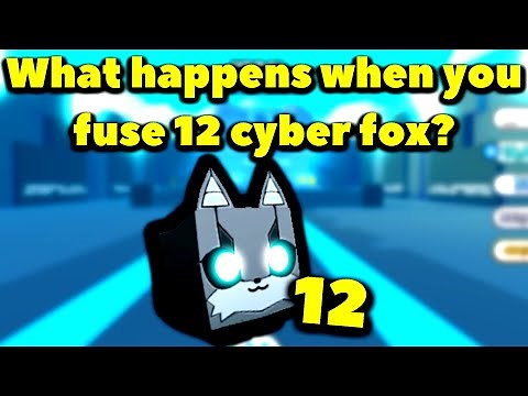 What happens when you fuse 12 cyber fox? (Roblox Pet Simulator X - Steampunk)