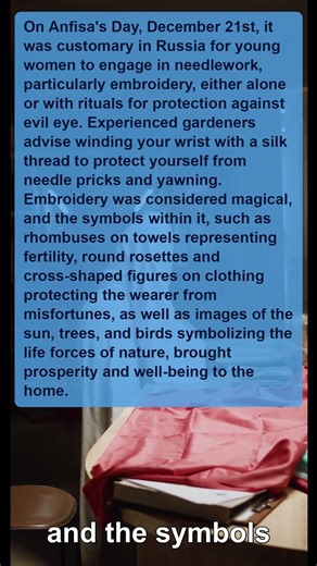 Embroidery Traditions in Russian Culture