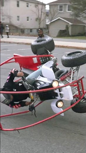 Yamaha Banshee Front Flip Fail! #shorts