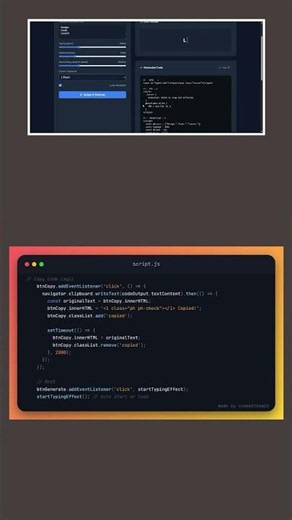 How to Code an Animated Text Typing Effect Generator 🔥 🎨 👀