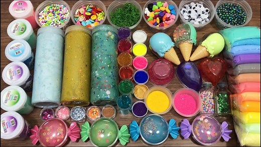 Mixing Random Things Into Slime - Most Satisfying Slime Videos | Kids Toys and Colors