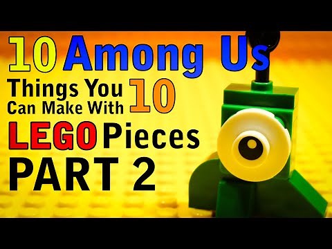 10 Among Us Things You Can Make With 10 Lego Pieces Part 2