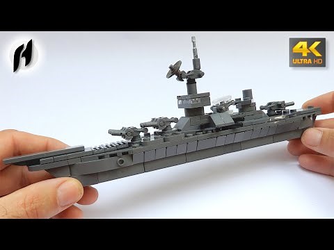 Microscale Lego Battleship (MOC - 4K)