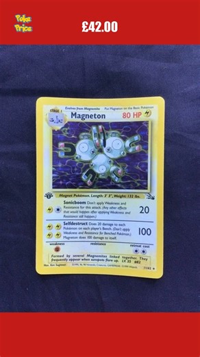 😳 This Magneton card fetched £42.00 — crazy or fair? #shorts