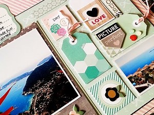 Scrapbooking Process Video- Scraptastic June Kit