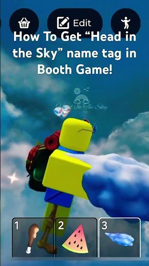 How To Get “Head in the Sky” in Booth Game!#capcut #roblox #memes