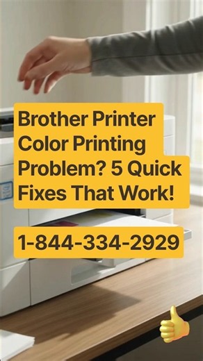 Brother Printer Color Printing Problem? 5 Quick Fixes That Work! #brotherprinter #printererror