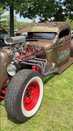 rat rod chop at White Trash & WhiteWalls Fairborn Ohio 2026 #carmeet #carculture #cars #ratrod
