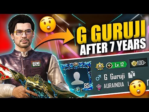G Guruji Returns After 7 Years 🔥 The OG Legend Is Back in BGMI | Faroff