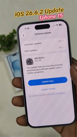 iOS 16.6.2 Update Released! 📱 520MB Update Available || iPhone 15 🔥