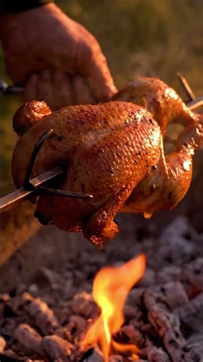 Open Fire Cooking Start — Simple Wood Setup But Powerful Flames #cooking #campfire #campfirecooking