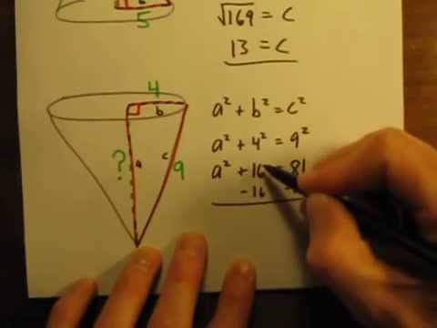 Calculate the Slant Height of a Cone