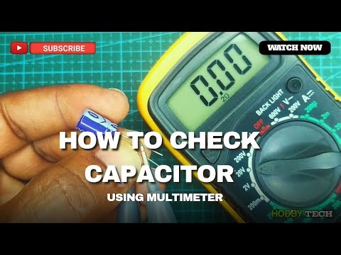 How to Check Capacitor Using Multimeter/HobbyTech