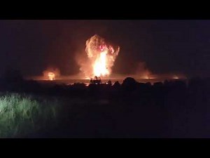 Ammo Depot Explosion Toropez Russia
