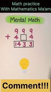 Math Challenge 🧠✍️ #reelsviralシ #viralvideoシ #brainchallenge #viralchallenge #challenge #educational #practice #brainteaser #problemsolving #mathematics | Mathematics Ma'am