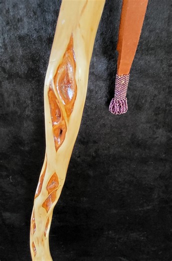 62 Inch Hand Carved Diamond Willow Hiking Staff - Ojibwe Artisan - Etsy