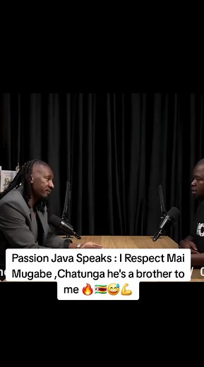 Passion Java Speaks : I Respect Mai Mugabe ,Chatunga he's a brother to me 🔥🇿🇼😅💪 #passionjava #zigo #interview #chatunga