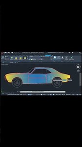 AutoCAD Practice | Using Palettes in Car Design 🚗Subscribe for more CAD practice videos.