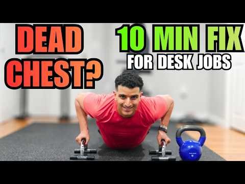 10-Min Kettlebell Chest & Tricep Workout | At-Home Push Day for Desk Job Men