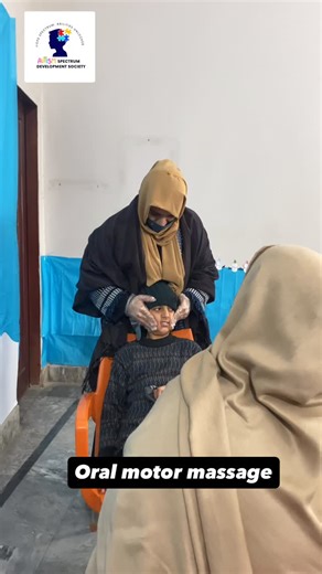Autism Spectrum Development Society on Instagram: "Tutorial for all the mothers 🚨 Oral motor massage in speech therapy uses gentle, targeted massage of facial muscles (lips, tongue, jaw, cheeks, gums) to improve strength, coordination, sensation, and control, ultimately enhancing speech clarity, feeding skills (swallowing, drooling), and oral motor function, often used for issues like weakness, incoordination, or sensory sensitivity. Techniques include circular motions on cheeks, gum massages w