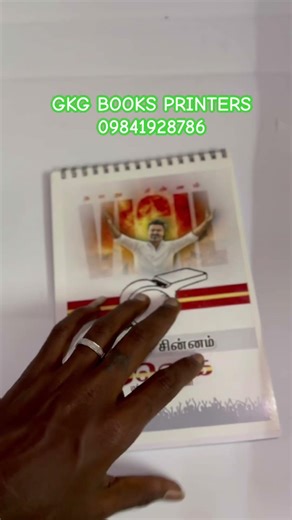 Tvk note pad printing |GKG BOOKS PRINTERS | 09841929251
