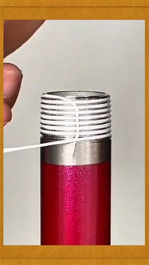 Simple Trick for Applying PTFE Tape Correctly #plumbinghack #DIYplumbing #homerepair