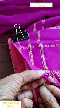 trending mysore silk saree kuchu, #viral #diy #handmade #embroidery