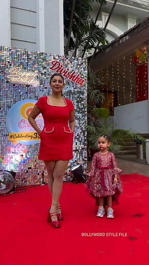 84K views · 2K reactions | @debinabon twinning with daughter in red❤️ @bollywoodstylefile . . . #debinabonnerjee #bollywood #fashion | Bollywood Style File | Facebook