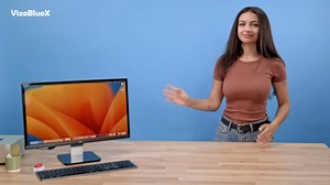 VizoBlueX 27-28 inch Anti-Blue Light Filter for Computer Monitor. Blue Light Monitor Screen Protector panel (24.8"x14.6") Fits LCD TV PC Mac Monitors