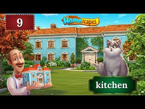 Homescapes Story Adventure Escape 9 | Kitchen Renovation Day 4 Gameplay Walkthrough