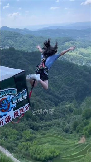 I Screamed So Loud The Whole Canyon Heard Me+:Asmr Bungee Jumping