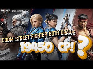 BUYING CODM Street Fighter Hero + Champion Full Draw With Legendary SMRS