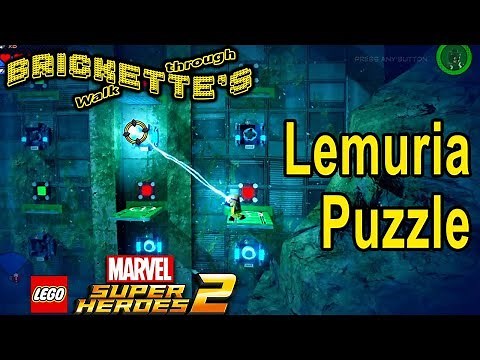 Underwater Puzzle Against Wall in Lemuria in LEGO Marvel SuperHeroes 2 for a Gold Brick 100% guides