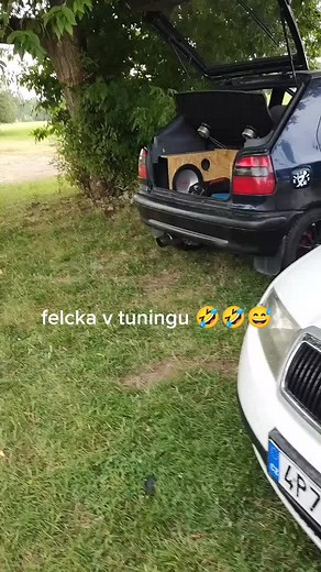 Car Trunk Speaker Setup for Outdoor Parties