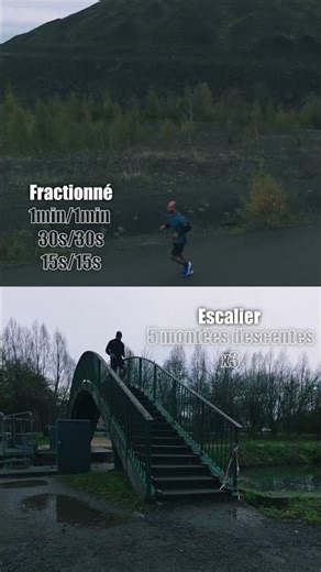 Séance course fractionné + escalier #wod #crosstraining #runningmotivation