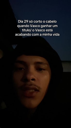 Dia 29 só corto o cabelo quando Vasco ganhar um título 😭 #vasco #futebol #brasileirao
