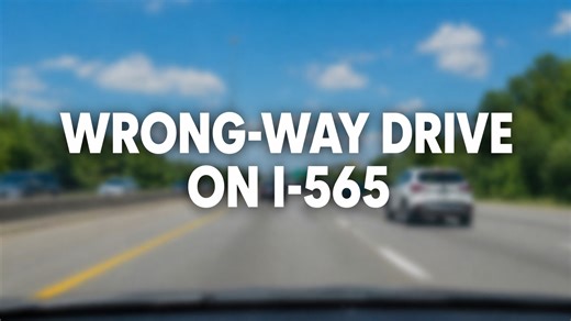 Wrong-way driver on I-565 eludes capture, leaves wrecks behind