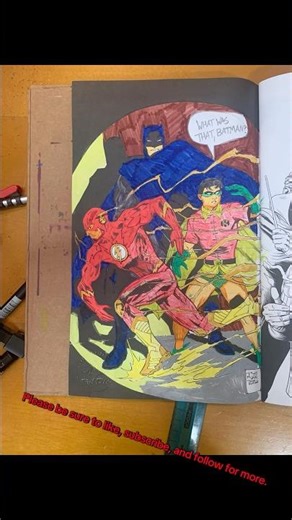 “WHAT WAS THAT, BATMAN?” #art #coloring #dc #batman #shorts #ytshorts