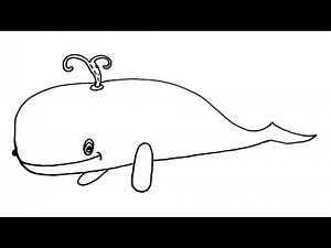 How to Draw a Whale - Easy Step-by-Step Whale Drawing Tutorial