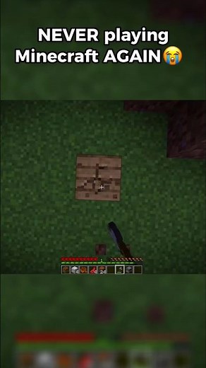 NEVER playing Minecraft AGAIN😭 #minecraft #fyp #horror #funny