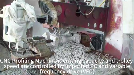 PLC/CNC Stone Marble Granite Profiling Cutter Machine Edge Line Profiling Multi-function