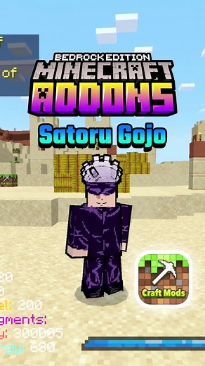 Minecraft Satoru Gojo Addon & Mod Showcase