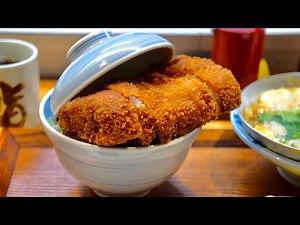 The finest fried pork bowl called Katsudon | Japanese street food | Katsudon | street food