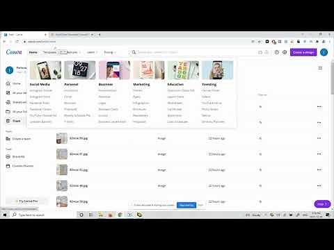 Canva - How to delete ALL images from trash folder automatically