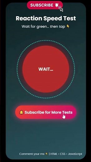 How Fast Is Your Reaction Time? ⚡ | Interactive Test