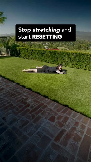 Pain Academy on Instagram: "Sorry, Susan. This exercise is unfortunately called the Dead Susan. 💀 Grim name, life-changing results. This position decompresses your back, opens tight hips, and helps your nervous system chill out. Here’s how to do it: Lie face down with your left leg bent out to the side, knee in line with your hip, bent at 90 degrees. Slide your left arm underneath your hip, palm up. Reach your right arm out to the side with your elbow in line with your eyes, and turn your head 