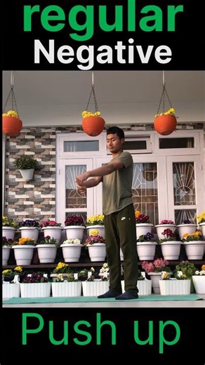 Handstand push-up step 5 –regular negative push up (Beginner Guide)